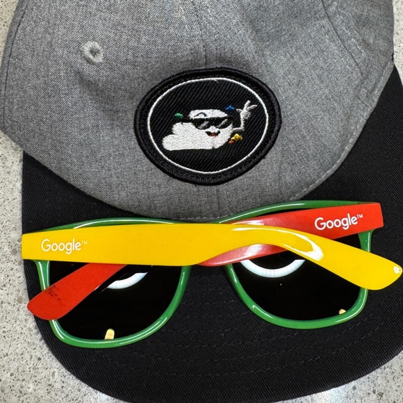 google Accessories - Google hat and sunglasses
